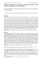 Psychometric Properties of the Academic Satisfaction Scale in a Sample of Spanish University Students
