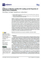     Influence of Biochar and Bio-Oil Loading on the Properties of Epoxy Resin Composites 