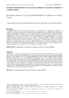 Evidencias Psicométricas de una Escala de Relación Coparental Adaptada al Contexto Chileno