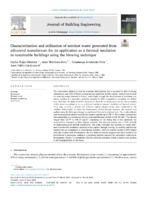 Characterization and utilization of sawdust waste generated from advanced manufacture for its application as a thermal insulation in sustainable buildings using the blowing technique
