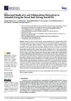 Behavioral Study of 3-and 5-Halocytisine Derivatives in Zebrafish Using the Novel Tank Diving Test (NTT)