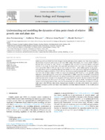 Understanding and modelling the dynamics of data point clouds of relative growth rate and plant size