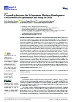 Proposal to Improve the E-Commerce Platform Development Process with an Exploratory Case Study in Chile