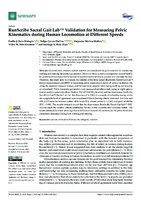  RunScribe Sacral Gait Lab™ Validation for Measuring Pelvic Kinematics during Human Locomotion at Different Speeds 