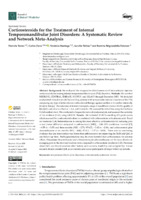 Corticosteroids for the Treatment of Internal Temporomandibular Joint Disorders: A Systematic Review and Network Meta-Analysis