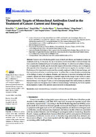 Therapeutic Targets of Monoclonal Antibodies Used in the Treatment of Cancer: Current and Emerging