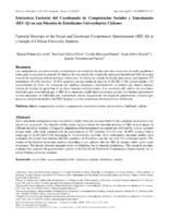Estructura Factorial del Cuestionario de Competencias Sociales y Emocionales (SEC-Q) en una Muestra de Estudiantes Universitarios Chilenos