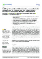      Soil Properties and Bacterial Communities Associated with the Rhizosphere of the Common Bean after Using Brachiaria brizantha as a Service Crop: A 10-Year Field Experiment 