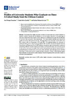 Profiles of University Students Who Graduate on Time: A Cohort Study from the Chilean Context