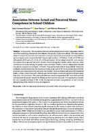 Association between Actual and Perceived Motor Competence in School Children