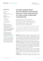 An active break program (ACTIVA-MENTE) at elementary schools in Chile: study protocol for a pilot cluster randomized controlled trial