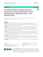 Association between cardiovascular risk factors and cognitive impairment in adults aged 60 years or older from Chile: a cross-sectional study