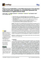 Intense Laser Field Effect on the Photo-Ionization Cross-Section of the First Exciton Transition in a Core/Shell Quantum Dot Submitted to an Applied Electric Field