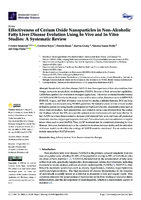 Effectiveness of Cerium Oxide Nanoparticles in Non-Alcoholic Fatty Liver Disease Evolution Using In Vivo and In Vitro Studies: A Systematic Review