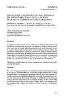      LANGUAGE IDEOLOGIES AS SOCIAL REPRESENTATIONS SYSTEMS: AN INTERDISCIPLINARY THEORETICAL PERSPECTIVE 