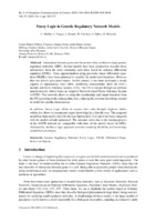 Fuzzy Logic in Genetic Regulatory Network Models
