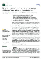 Medication-Related Osteonecrosis of the Jaws (MRONJ) in Children and Young Patients—A Systematic Review