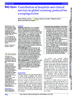 Contribution of hospitals and clinical services to global warming: protocol for a scoping review