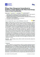 Energy–Water Management System Based on Predictive Control Applied to the Water–Food–Energy Nexus in Rural Communities (version publicada)