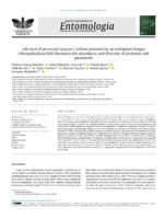 Infection of perennial ryegrass ( Lolium perenne) by an endophyte fungus ( Neotyphodium lolii) decreases the abundance and diversity of predators and parasitoids