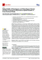  Safety Profile of Homologous and Heterologous Booster COVID-19 Vaccines in Physicians in Quito-Ecuador: A Cross-Sectional Study 