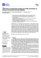 AIM Triad: A Prioritization Strategy for Public Institutions to Improve Information Security Maturity