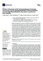 Positive Chemotaxis of the Entomopathogenic Nematode Steinernema australe (Panagrolaimorpha: Steinenematidae) towards High-Bush Blueberry (Vaccinium corymbosum) Root Volatiles