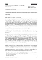 El Nacionalsocialismo de Heidegger o el abandono de las cosas mismas