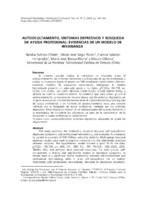 Autoocultamiento, síntomas depresivos y búsqueda de ayuda profesional: evidencias de un modelo de invarianza