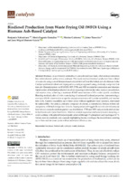 Biodiesel Production from Waste Frying Oil (WFO) Using a Biomass Ash-Based Catalyst