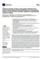Antibacterial Films of Silver Nanoparticles Embedded into Carboxymethylcellulose/Chitosan Multilayers on Nanoporous Silicon: A Layer-by-Layer Assembly Approach Comparing Dip and Spin 