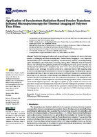 Application of Synchrotron Radiation-Based Fourier-Transform Infrared Microspectroscopy for Thermal Imaging of Polymer Thin Films