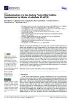 Standardization of a Sex-Sorting Protocol for Stallion Spermatozoa by Means of Absolute RT-qPCR