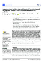 Impact on Some Soil Physical and Chemical Properties Caused by Metal and Metallic Oxide Engineered Nanoparticles: A Review