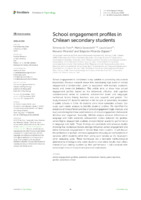 School engagement profiles in Chilean secondary students