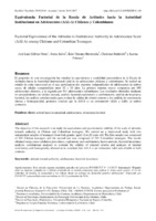 Factorial Equivalence of the Attitudes to Institutional Authority in Adolescence Scale (AAI-A) among Chileans and Colombian Teenagers