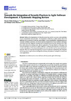  Towards the Integration of Security Practices in Agile Software Development: A Systematic Mapping Review 