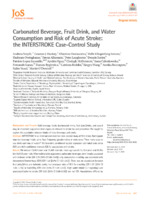 Carbonated Beverage, Fruit Drink, and Water Consumption and Risk of Acute Stroke: the INTERSTROKE Case-Control Study