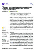  Psychometric Properties of the Moral Disengagement through Technologies Questionnaire (MDTech-Q) in a Sample of Chilean University Students 