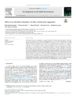 Effect of accelerated carbonation on fine cement paste aggregates