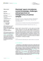 Mammals’ sperm microbiome: current knowledge, challenges, and perspectives on metagenomics of seminal samples