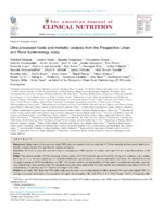 Ultra-processed foods and mortality: analysis from the Prospective Urban and Rural Epidemiology study