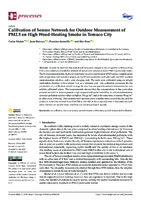 Calibration of Sensor Network for Outdoor Measurement of PM2.5 on High Wood-Heating Smoke in Temuco City