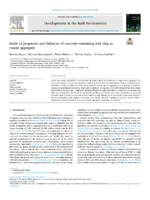 Study of properties and behavior of concrete containing EAF slag as coarse aggregate