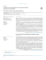 Health-related quality of life in Chileans from vulnerable communes