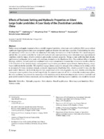 Effects of Tectonic Setting and Hydraulic Properties on Silent Large-Scale Landslides: A Case Study of the Zhaobishan Landslide, China