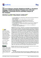 The Use of Human Amniotic Membrane (hAM) as a Treatment Strategy of Medication-Related Osteonecrosis of the Jaw (MRONJ): A Systematic Review and Meta-Analysis of the Literature