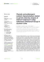 Phenolic and anthocyanin content characterization related to genetic diversity analysis of Solanum tuberosum subsp. tuberosum Chilotanum Group in southern Chile