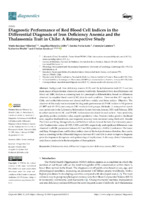 Diagnostic Performance of Red Blood Cell Indices in the Differential Diagnosis of Iron Deficiency Anemia and the Thalassemia Trait in Chile: A Retrospective Study