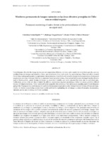      Permanent monitoring of native forests in the protected areas of Chile: an urgent need